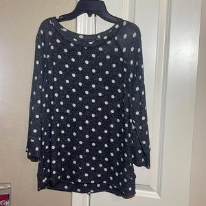 Polka dot sweater
